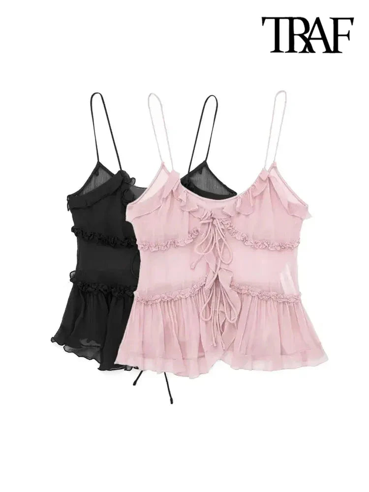 Ravissant Ruffled Tank