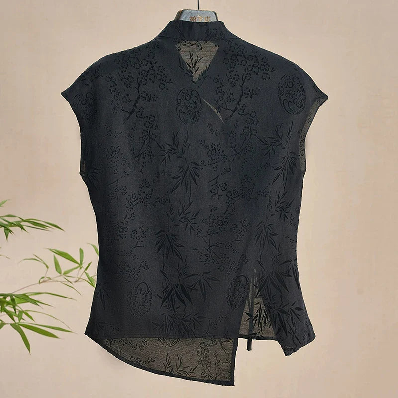Velvora Jacquard Top