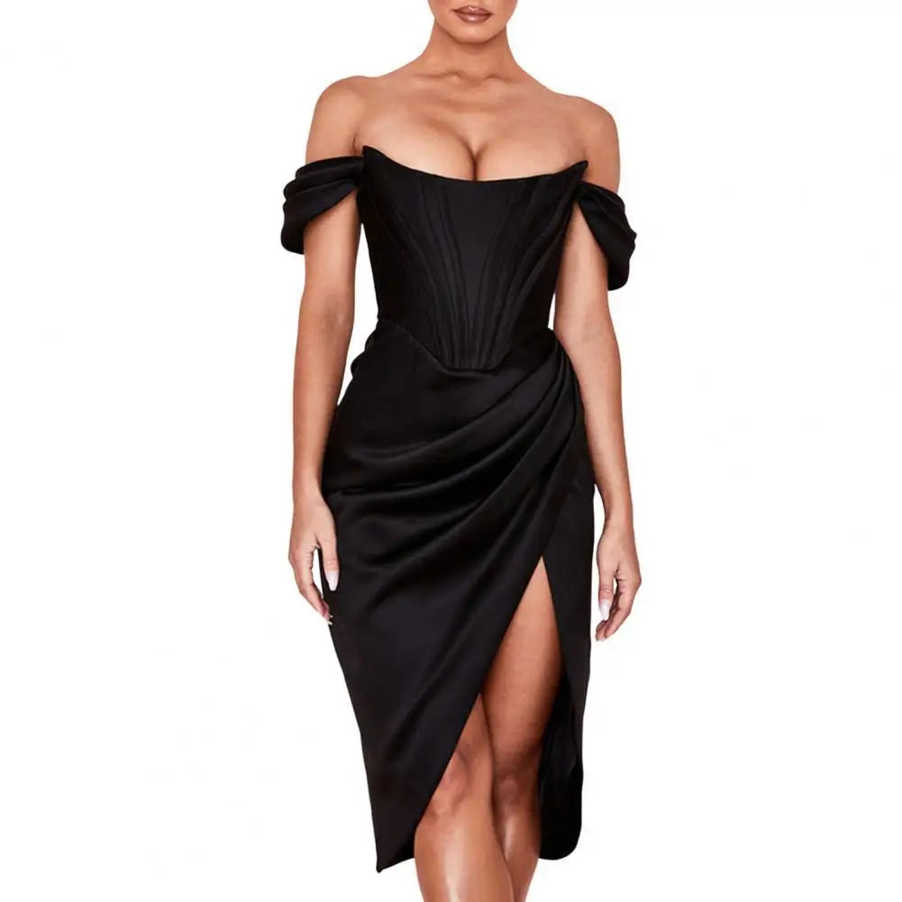 Silken Midi Dress