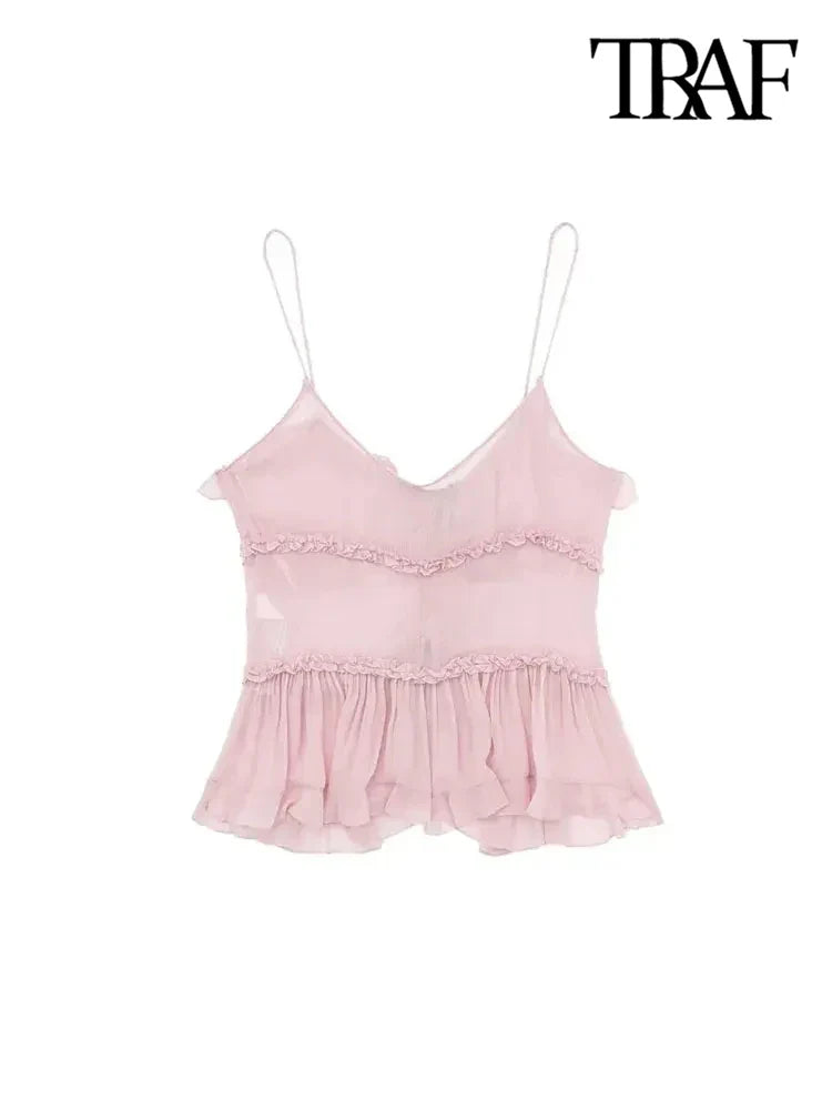 Ravissant Ruffled Tank