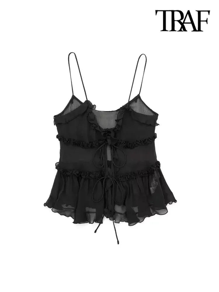 Ravissant Ruffled Tank