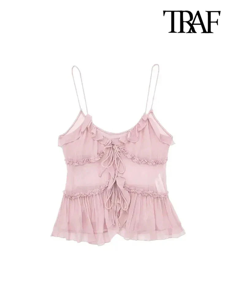 Ravissant Ruffled Tank