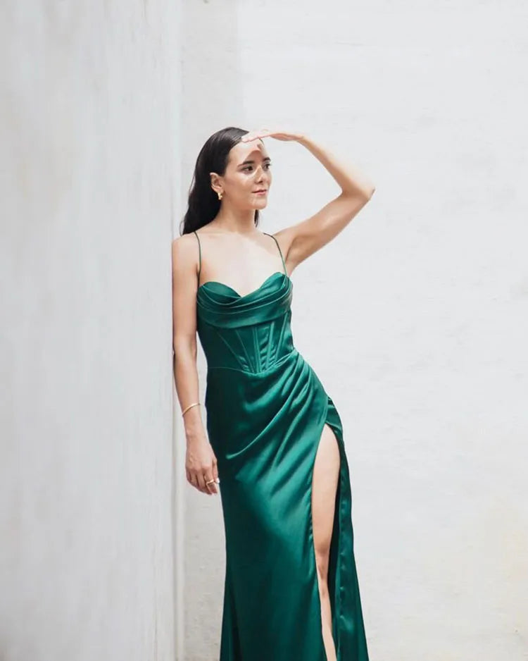 Lustrous Satin Gown