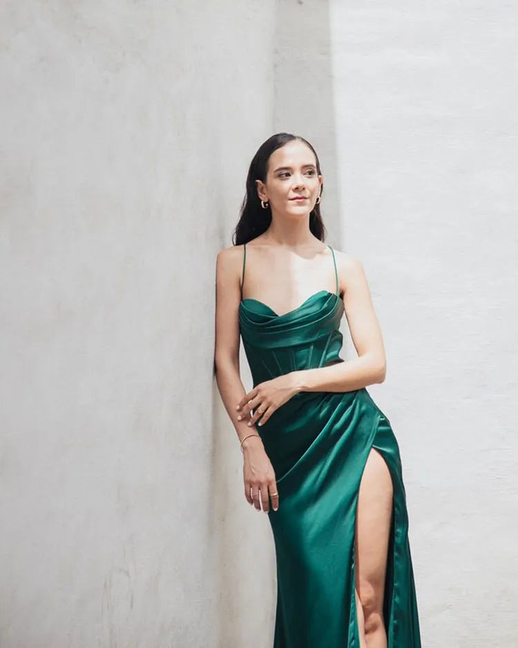 Lustrous Satin Gown