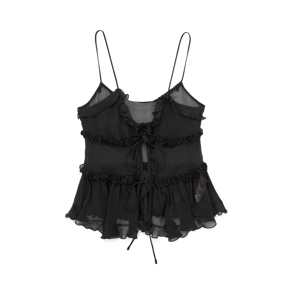 Ravissant Ruffled Tank