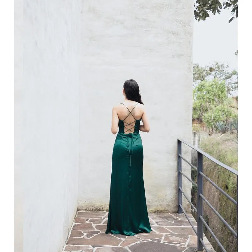 Lustrous Satin Gown
