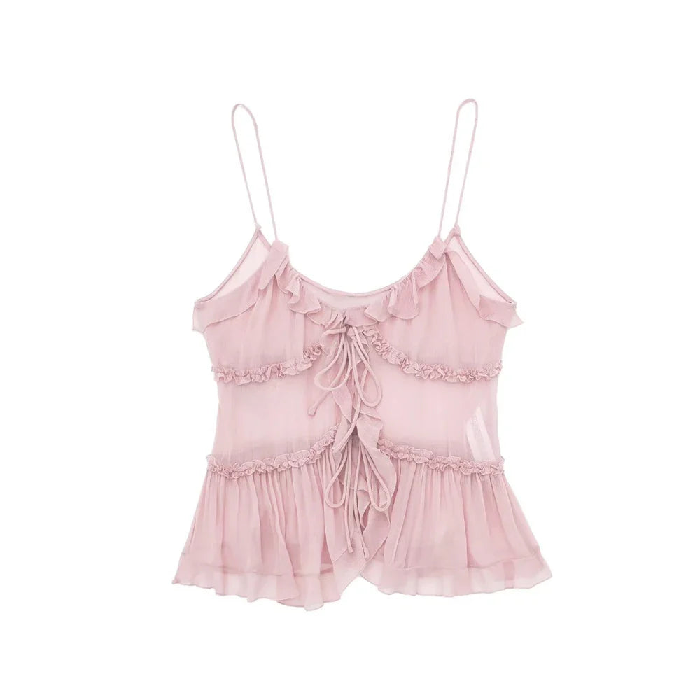 Ravissant Ruffled Tank