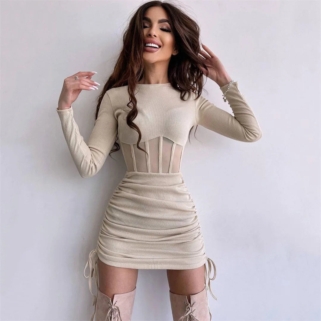Gilded Dreams Bodycon Dress