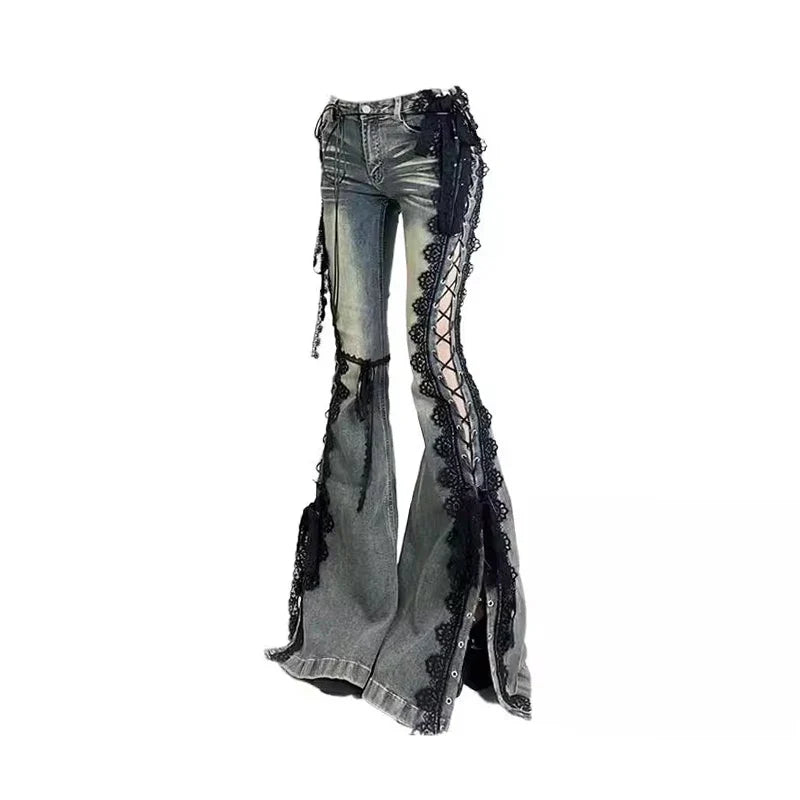 Intricate Flare Jeans