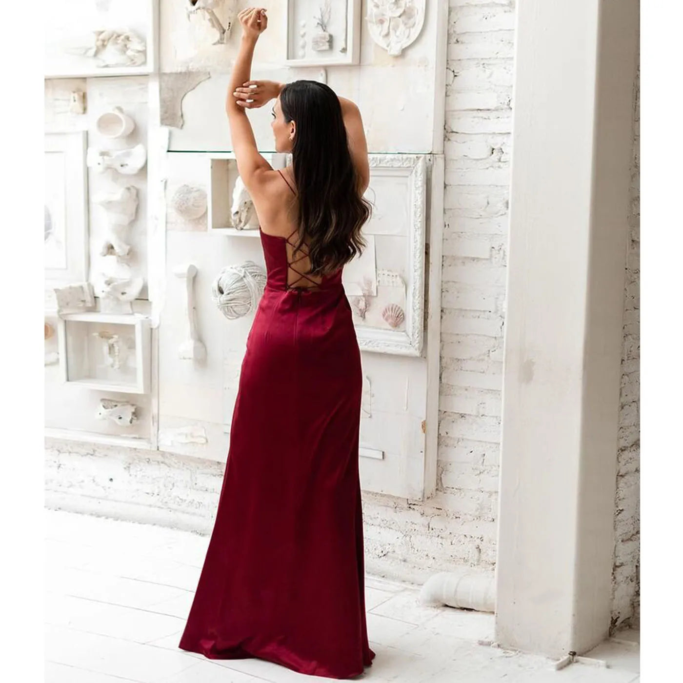 Lustrous Satin Gown