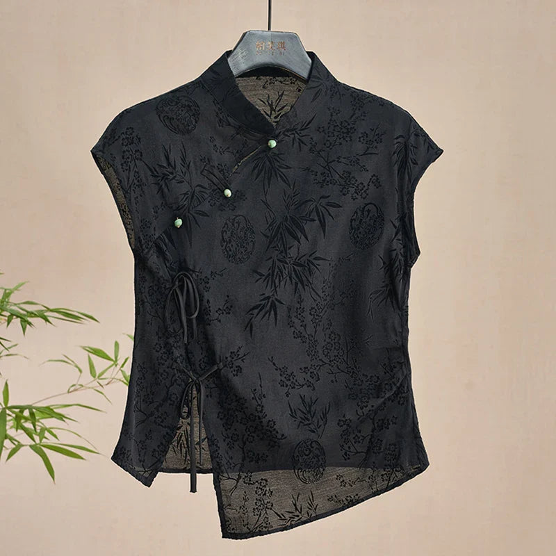 Velvora Jacquard Top