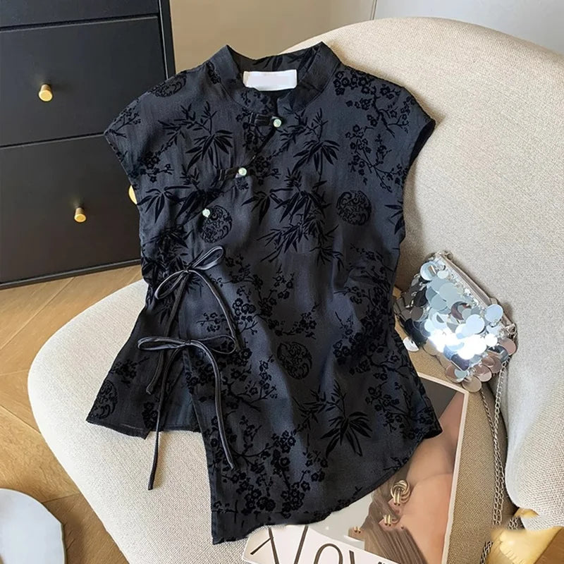 Velvora Jacquard Top